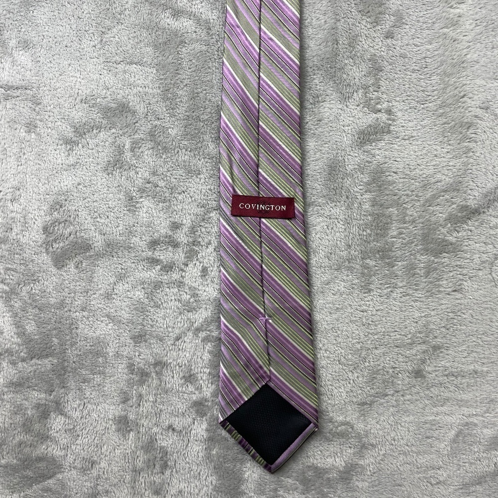 Covington Men's Classic 100% Silk Neck Tie - Picture 5 of 5